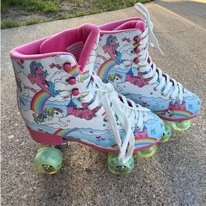 Dolls Kill x My Little Pony Roller Skates Rainbow Castle Women's size 10 M